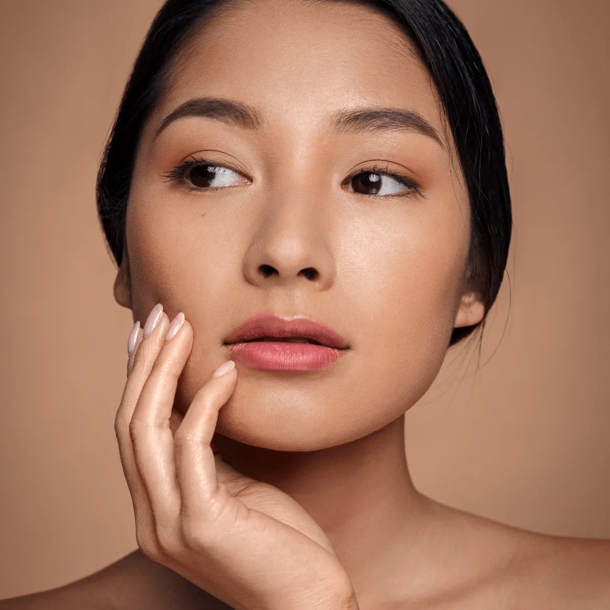 woman with glowing youthful skin