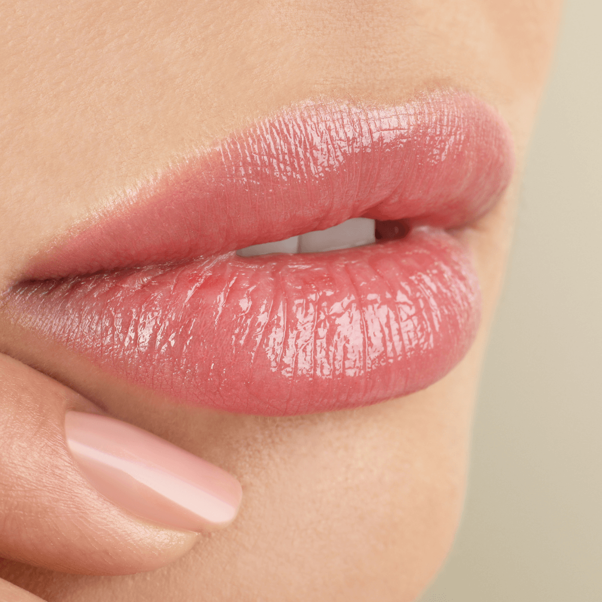 hydrated smooth lips 