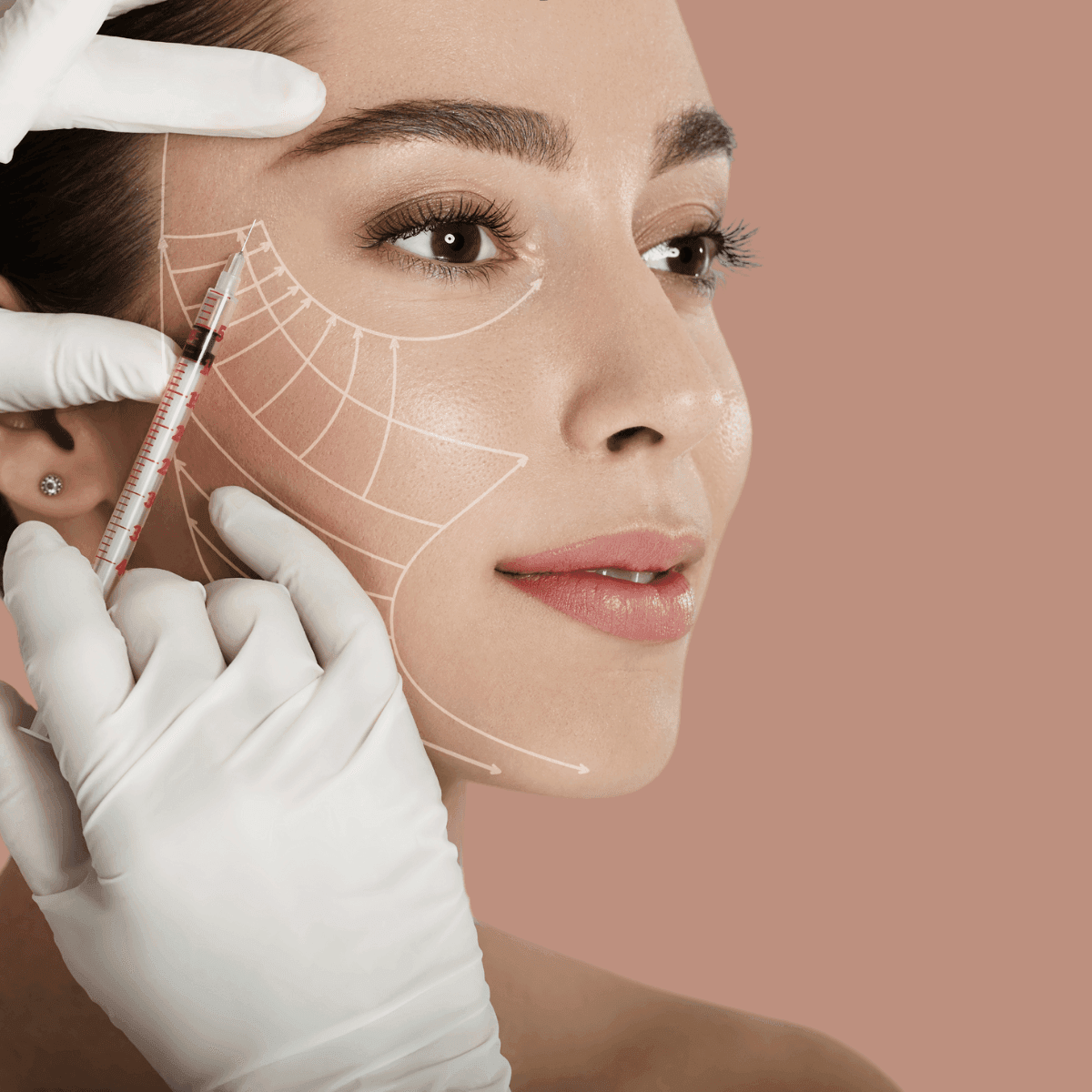 woman getting a liquid face lift