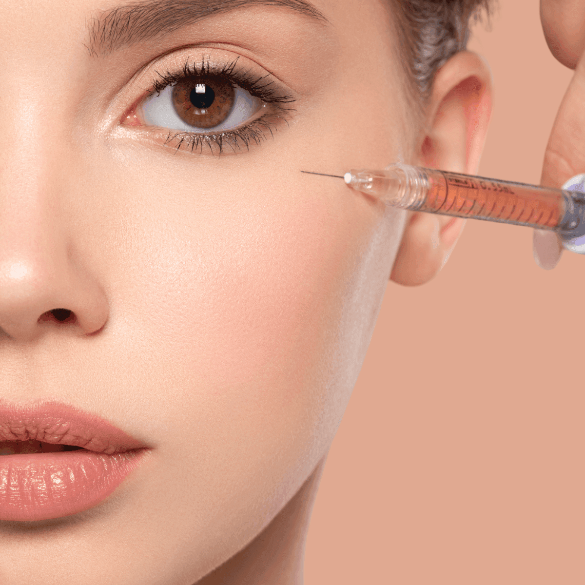 woman getting Botox injected