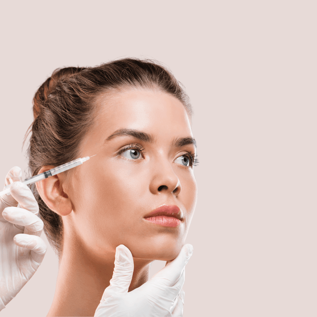 woman getting a Botox injection