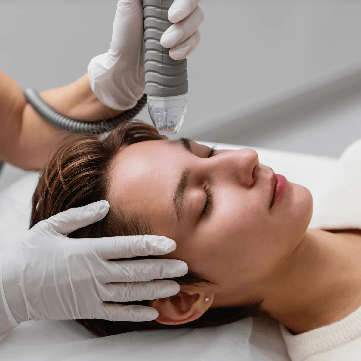 professional microneedling treatment 